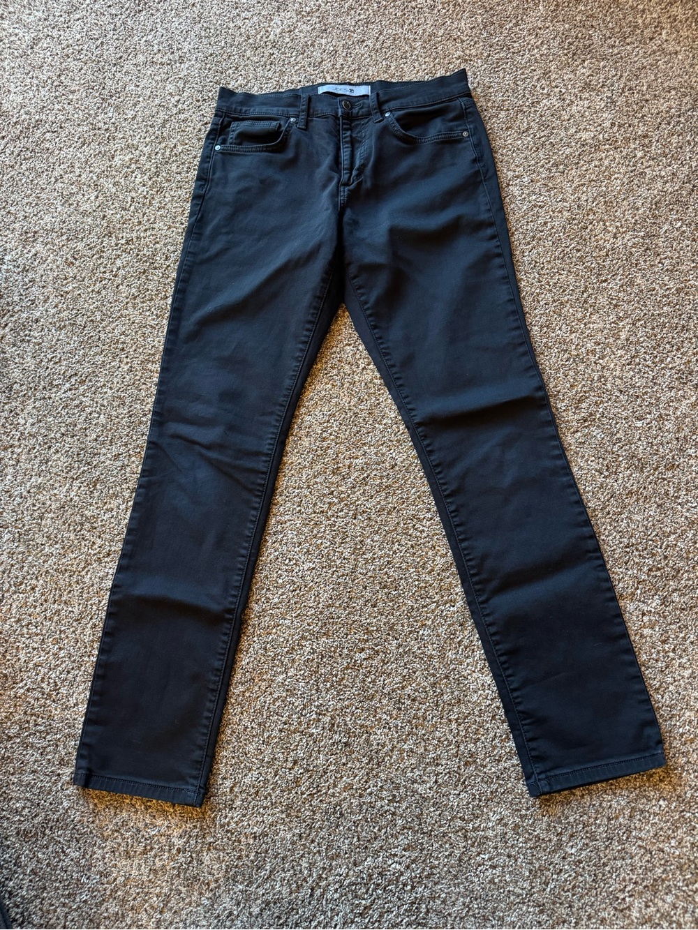 Joe's Jeans Black Straight-Leg Pants